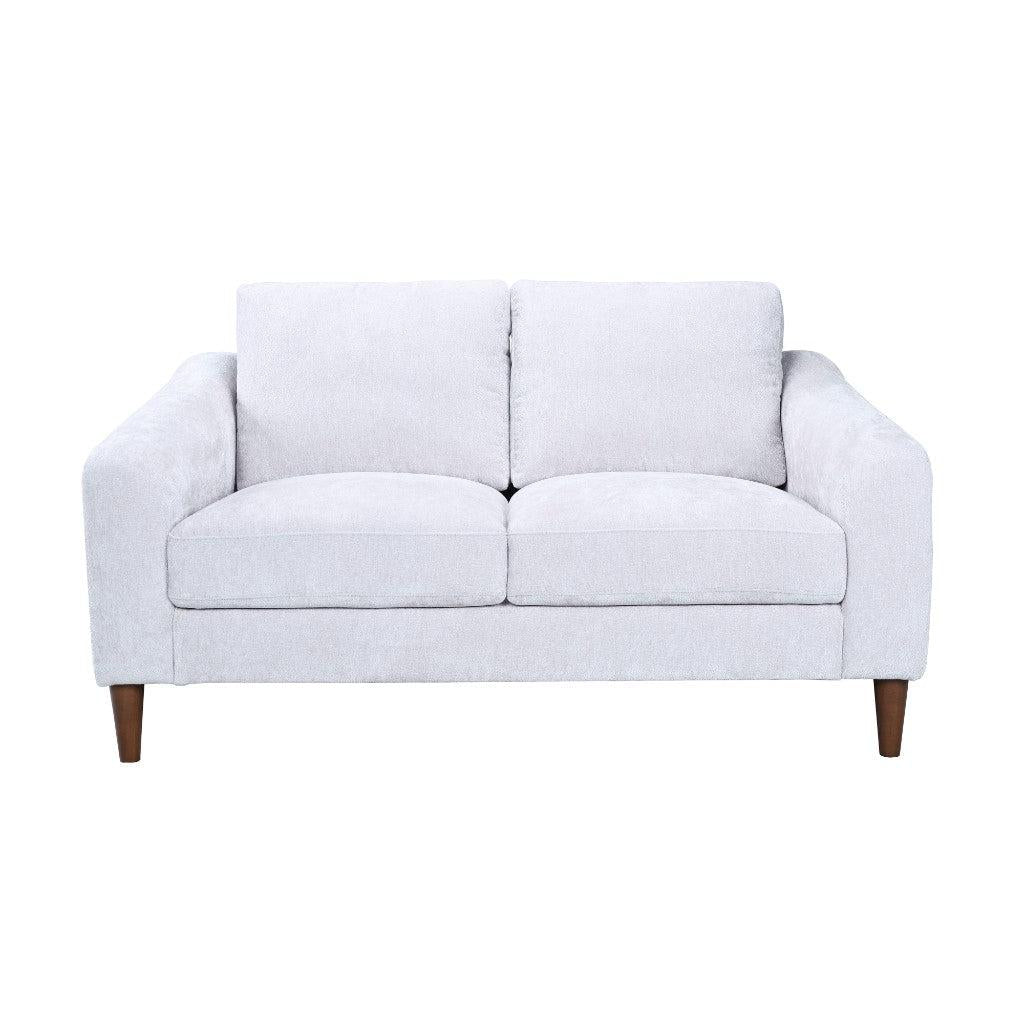 BALLINA FABRIC 2-SEATER SOFA PLATINUM - MyChocolateWood