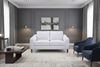 BALLINA FABRIC 2-SEATER SOFA PLATINUM - MyChocolateWood