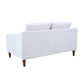 BALLINA FABRIC 2-SEATER SOFA PLATINUM - MyChocolateWood
