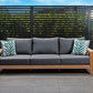 ALANYA HAMPTONS OUTDOOR 3-SEATER SOFA SETTEE EUCALYPTUS FRAME DARK CHARCOAL (Copy) - MyChocolateWood