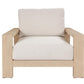 ALANYA HAMPTONS OUTDOOR ARMCHAIR/SOFA CHAIR EUCALYPTUS FRAME WHITEWASH - MyChocolateWood