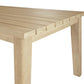 ALANYA OUTDOOR DINING TABLE RECTANGULAR SOLID EUCALYPTUS TIMBER - WHITEWASH - MyChocolateWood