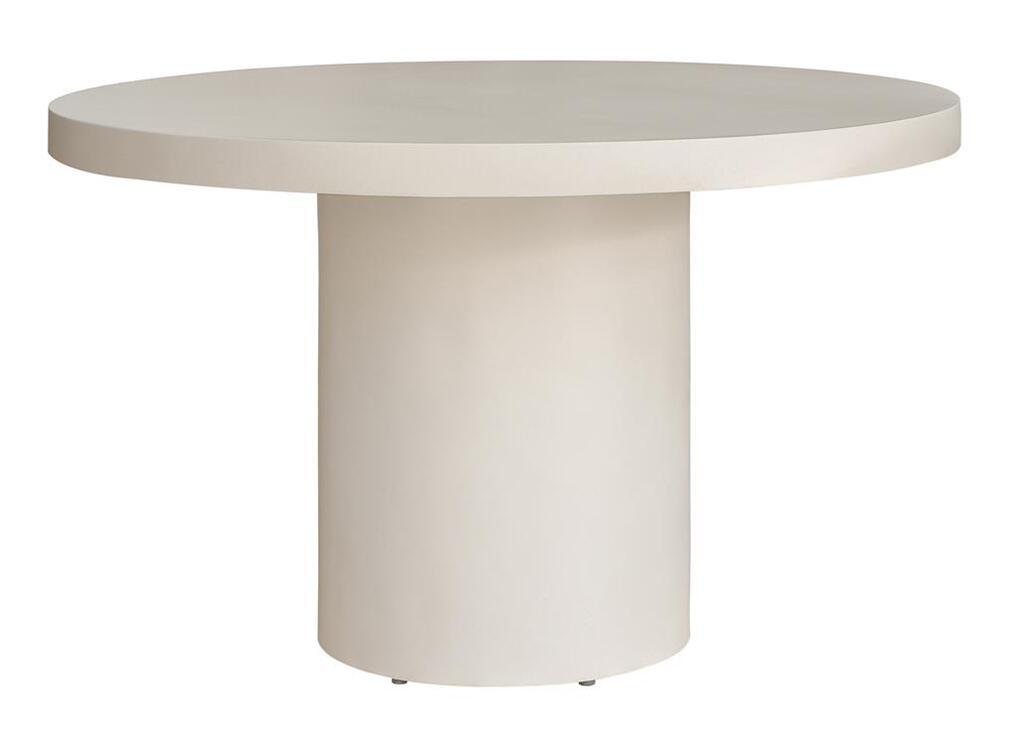 DORVEN OUTDOOR ROUND CONCRETE TABLE CREAM
