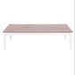 Boland Timber Coffee Table - Mango Wood Top - 160cm Natural/White