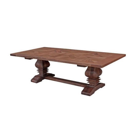 KAVALA mango wood coffee table with American oak finish by MyChocolateWood, featuring a smooth, polished surface and modern design.