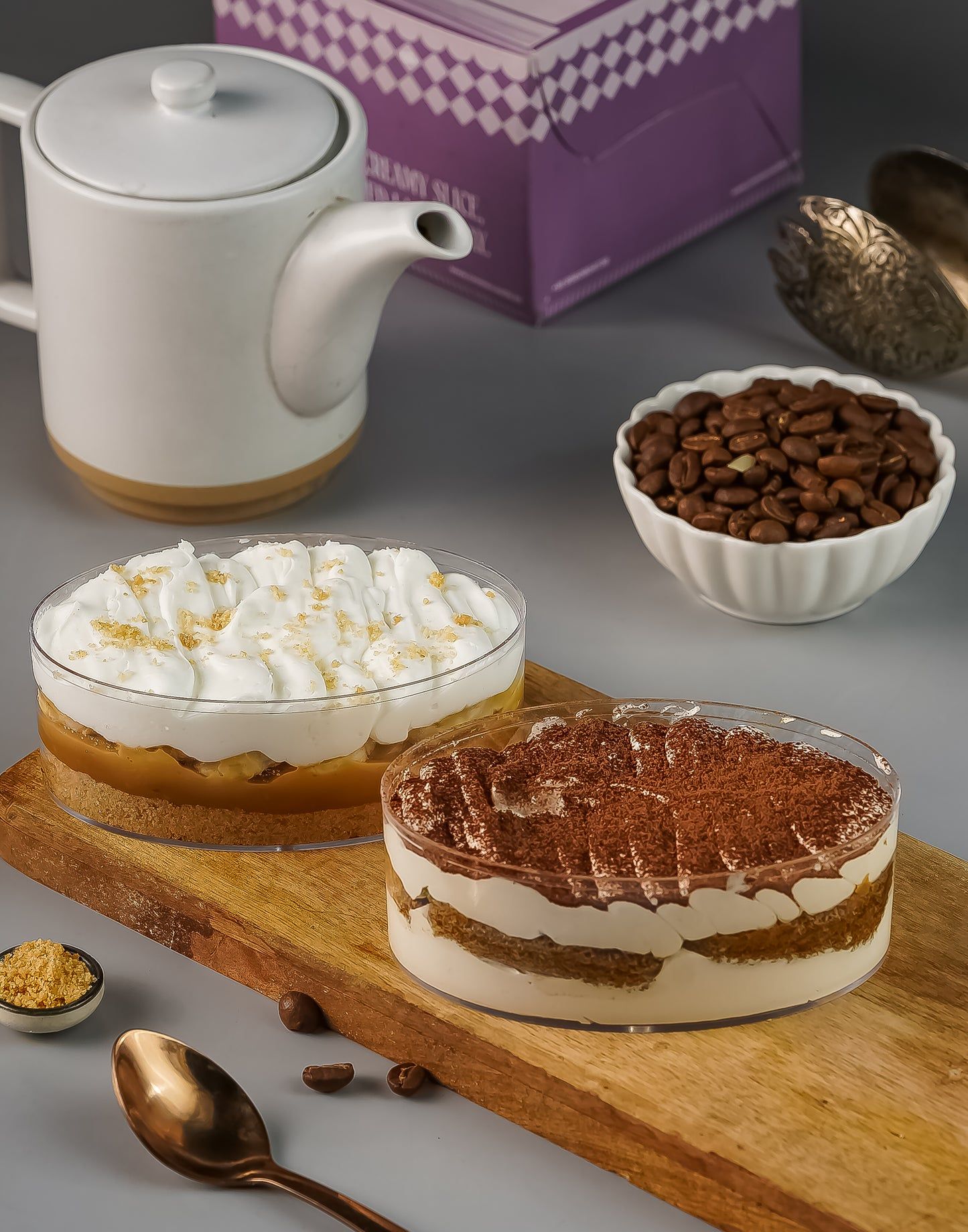 Tiramisu and Banoffee Pie
