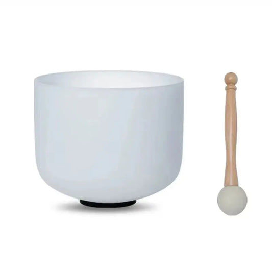 14” MEGA WHITE QUARTZ BOWL 432Hz - Health Inuit