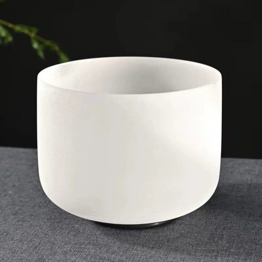 14” MEGA WHITE QUARTZ BOWL 432Hz - Health Inuit