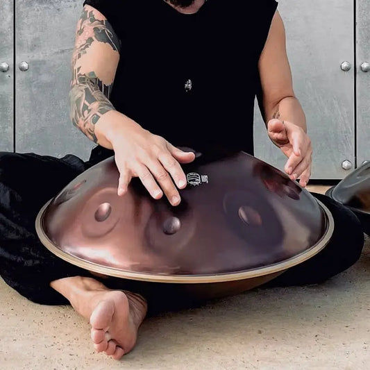9 - 10 Tone Handmade SacredTone Aegean Healing Handpan - Health Inuit