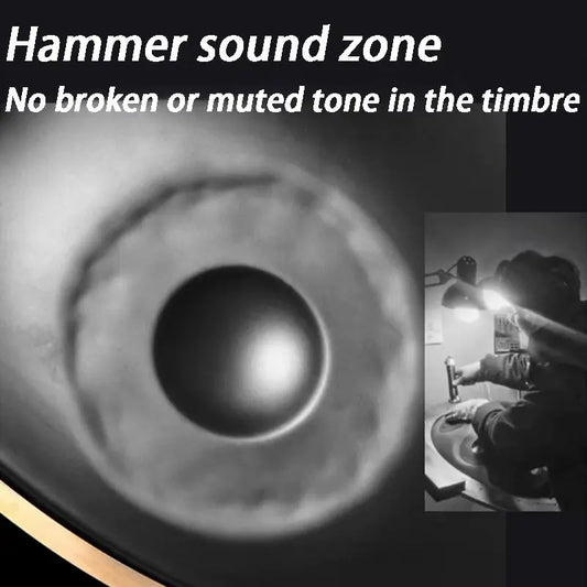 9 - 10 Tone Handmade SacredTone Aegean Healing Handpan - Health Inuit