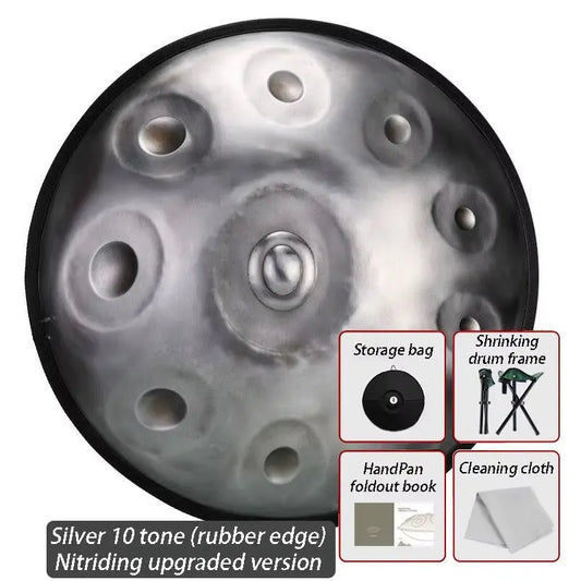 9 - 10 Tone Handmade SacredTone Aegean Healing Handpan - Health Inuit