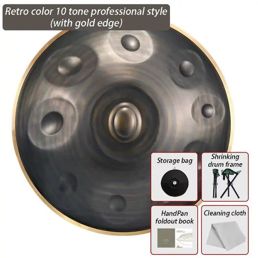 9 - 10 Tone Handmade SacredTone Aegean Healing Handpan - Health Inuit