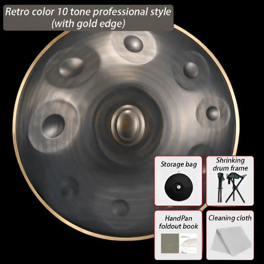 9 - 10 Tone Handmade SacredTone Aegean Healing Handpan - Health Inuit