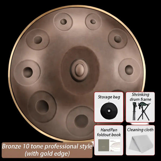 9 - 10 Tone Handmade SacredTone Aegean Healing Handpan - Health Inuit