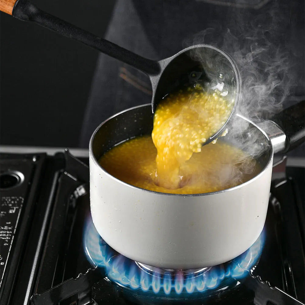 🔥🔥Multi-function Spoon✨ 2-in-1 BPA-Free Kitchen Spoon (Acacia Wood Handle)🌿