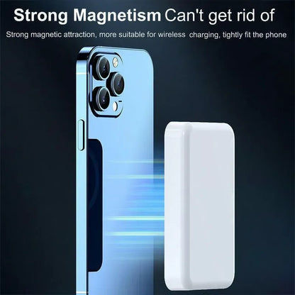 Wireless Portable Charger 5000mAh MagSafe Battery Pack - Quick Charge, Strong Magnetic Adhesion, Slim & Reliable for iPhone