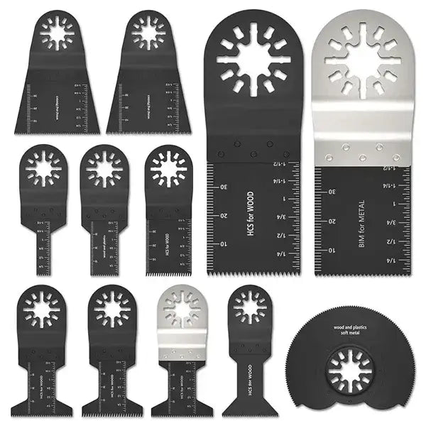 12pcs Multifunctional Saw Blade - Durable Woodworking Oscillating Accessories