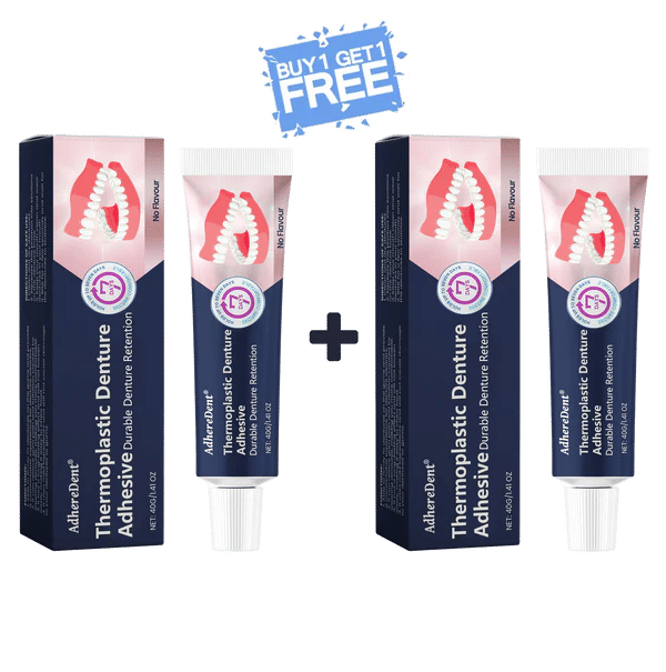 AdhereDent® Thermoplastic Denture Adhesive ⏳ Durable Denture Retention