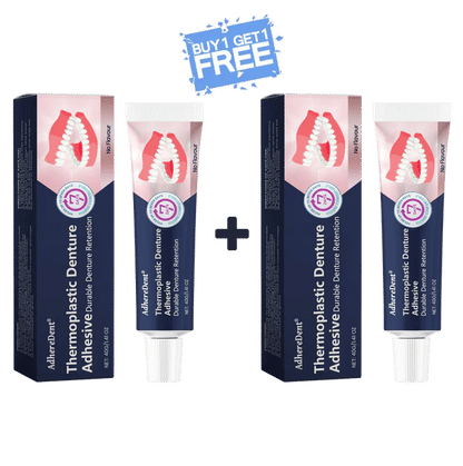 AdhereDent® Thermoplastic Denture Adhesive ⏳ Durable Denture Retention