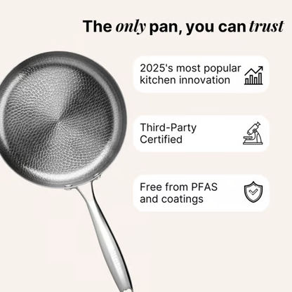 Titanium Hammered Pan Pro