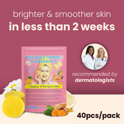 🍋LAST DAY 49% OFF🔥Turmeric Kojic Acid Cleansing Pads