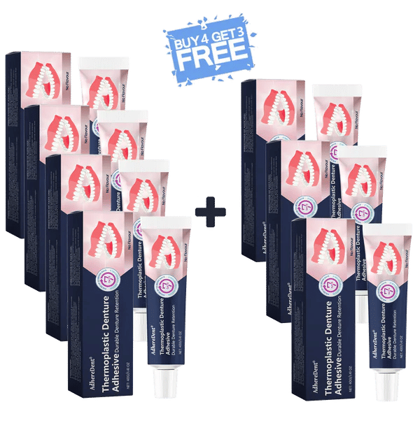 AdhereDent® Thermoplastic Denture Adhesive ⏳ Durable Denture Retention