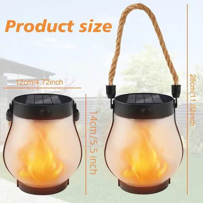 ✨Last Day Promotion--Dancing flame Solar Lantern Outdoor Lights