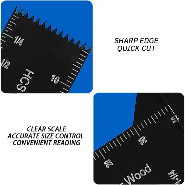 12pcs Multifunctional Saw Blade - Durable Woodworking Oscillating Accessories