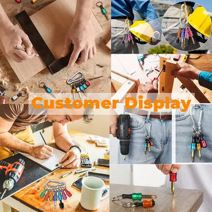 1/4" Hex Quick Release Drill Bit Holder Keychain!