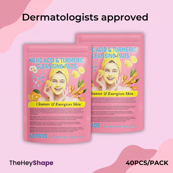 🍋LAST DAY 49% OFF🔥Turmeric Kojic Acid Cleansing Pads