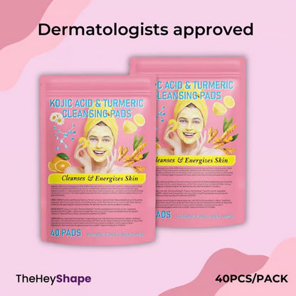🍋LAST DAY 49% OFF🔥Turmeric Kojic Acid Cleansing Pads