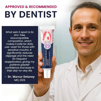 AdhereDent® Thermoplastic Denture Adhesive ⏳ Durable Denture Retention