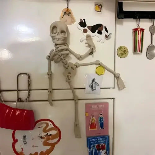 3D Printed Vintage Skeleton Magnetic Figurine 🎃