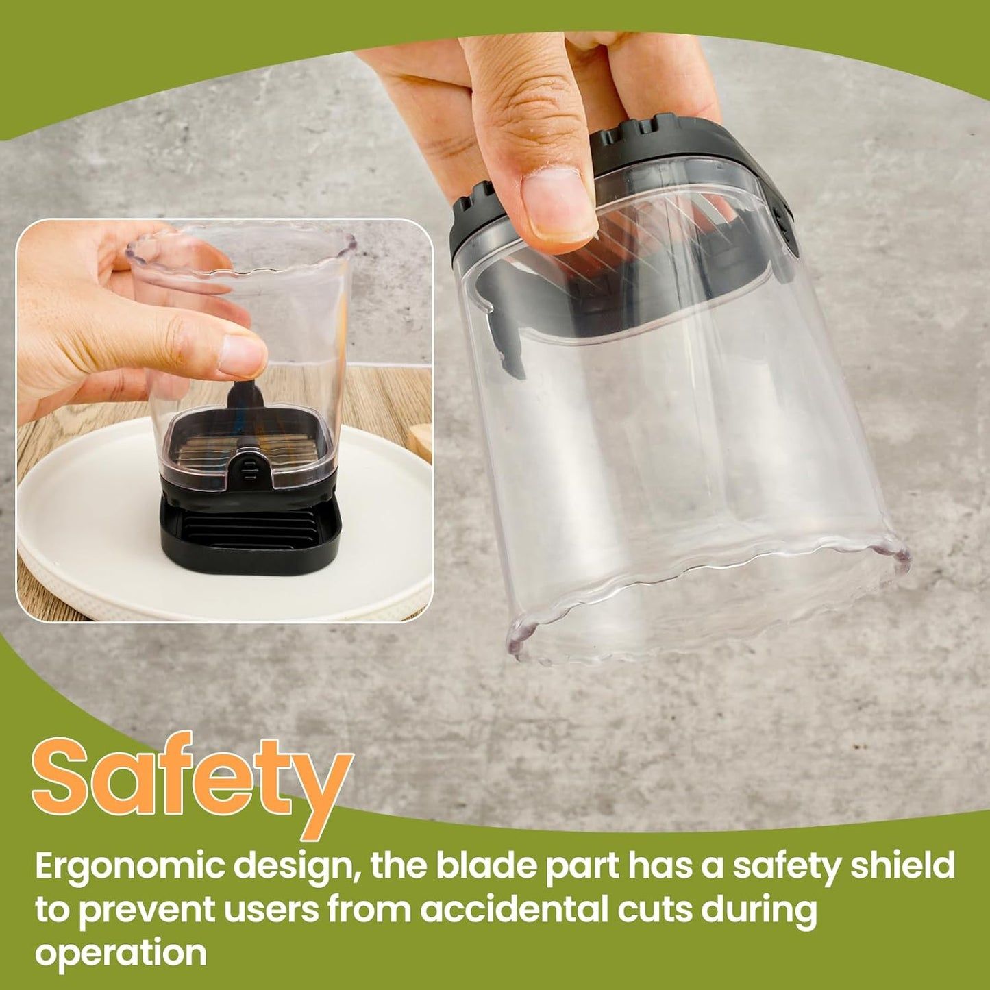 Kitchen Portable Slicing Tool for Salad Making Soft Fruit Cutting