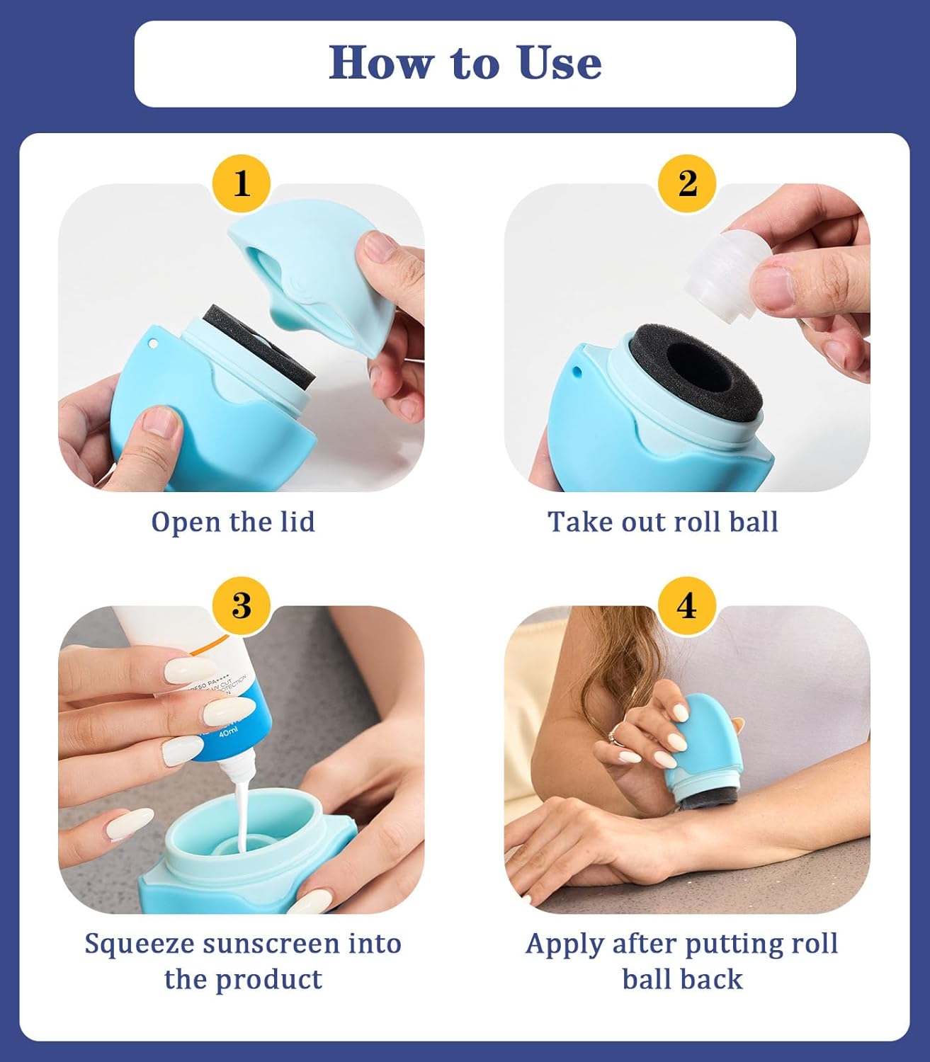 🔥LAST DAY 50% OFF - ☀️✨Sunscreen Applicator