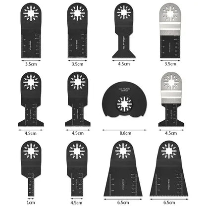 12pcs Multifunctional Saw Blade - Durable Woodworking Oscillating Accessories