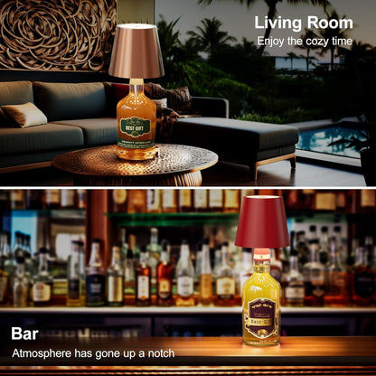 Rechargeable Stepless Dimming LED Wine Wireless  Bottle Lights