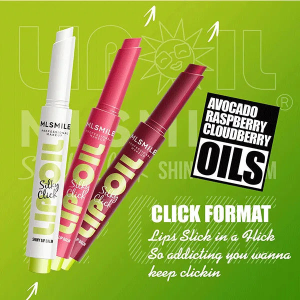 Silky Click Lip Care Hydrating Lip Gloss with Radiant Mirror HIGH-Shine