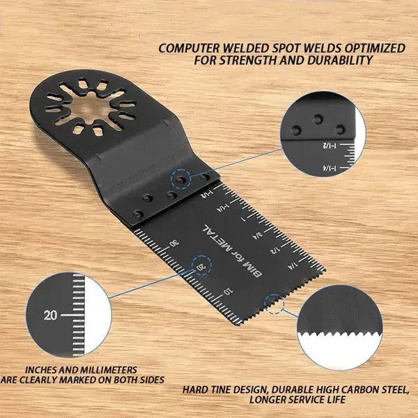 12pcs Multifunctional Saw Blade - Durable Woodworking Oscillating Accessories