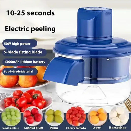 Rechargeable Automatic Fruit Peeling Machine,Efficient and Hassle-Free for Kitchen