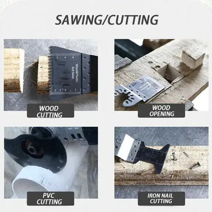 12pcs Multifunctional Saw Blade - Durable Woodworking Oscillating Accessories