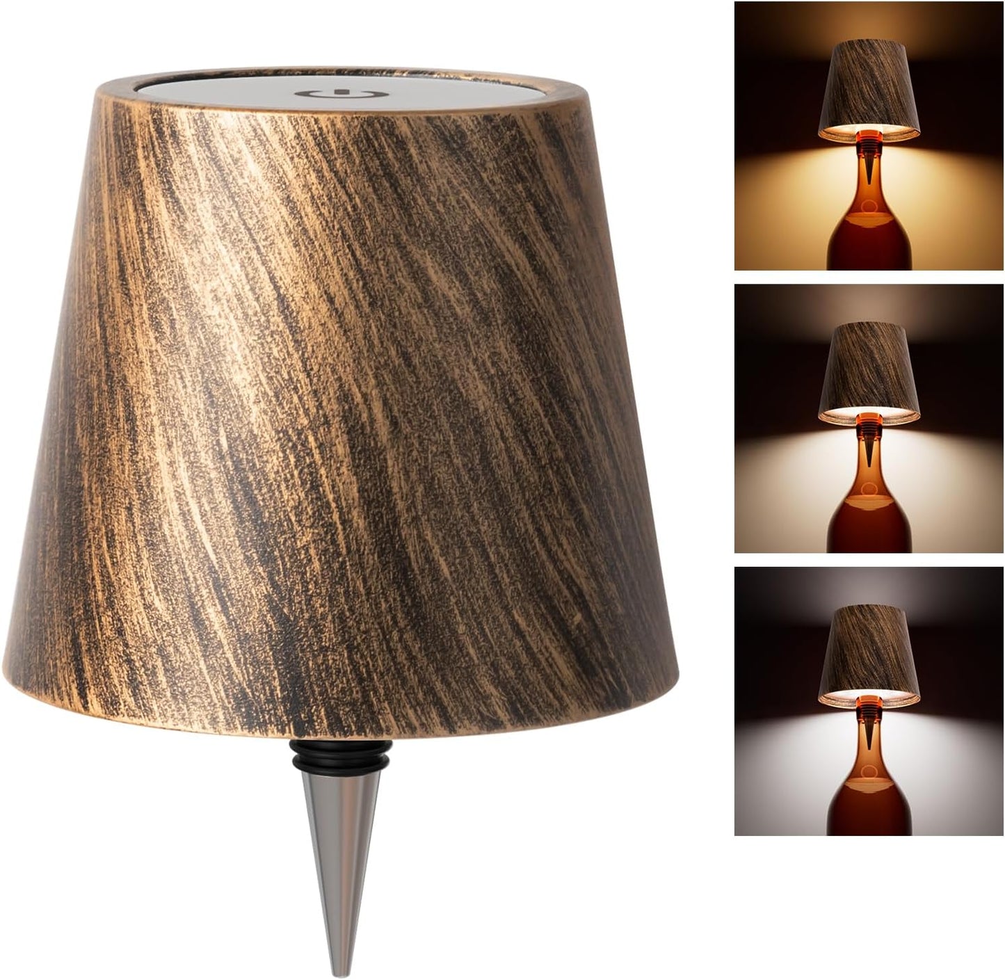 Rechargeable Stepless Dimming LED Wine Wireless  Bottle Lights