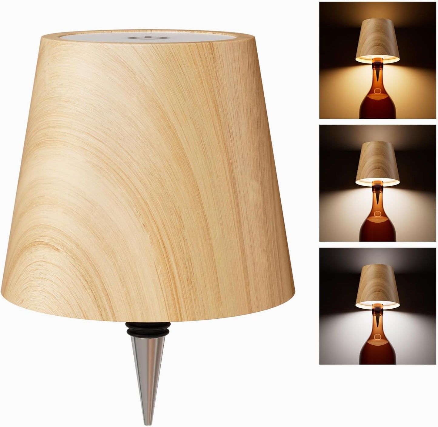 Rechargeable Stepless Dimming LED Wine Wireless  Bottle Lights