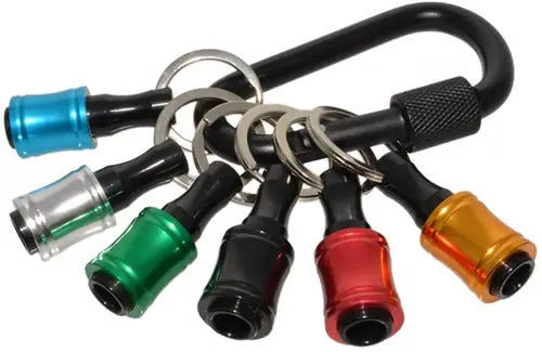 1/4" Hex Quick Release Drill Bit Holder Keychain!