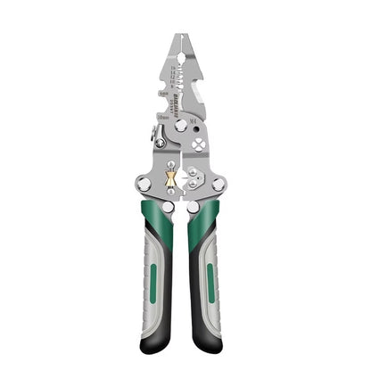 18 in 1 Foldable Wire Stripper with Pulley Design Multi-Function Electrician Tool for Wire Splitting Winding Crimping Cutting