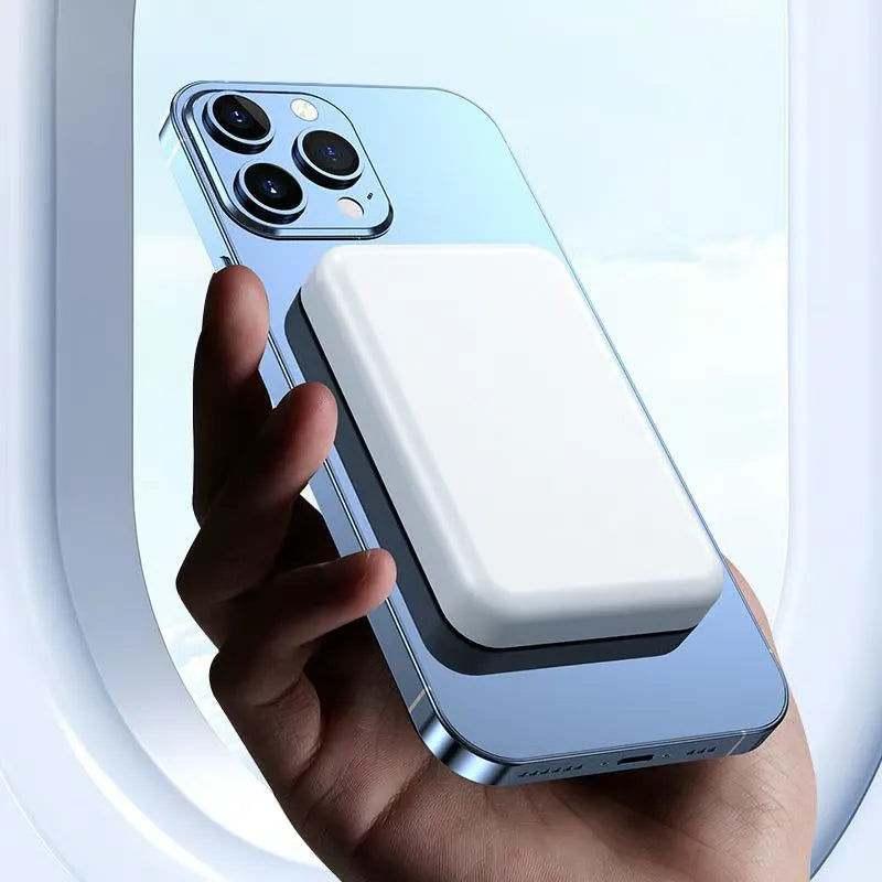 Wireless Portable Charger 5000mAh MagSafe Battery Pack - Quick Charge, Strong Magnetic Adhesion, Slim & Reliable for iPhone