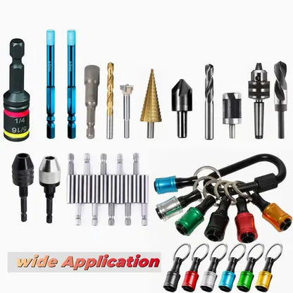 1/4" Hex Quick Release Drill Bit Holder Keychain!