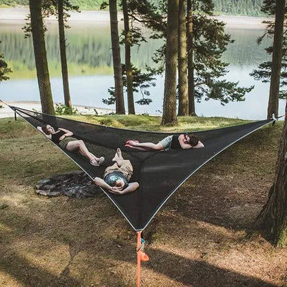 Triangular Mesh Camping Hammock