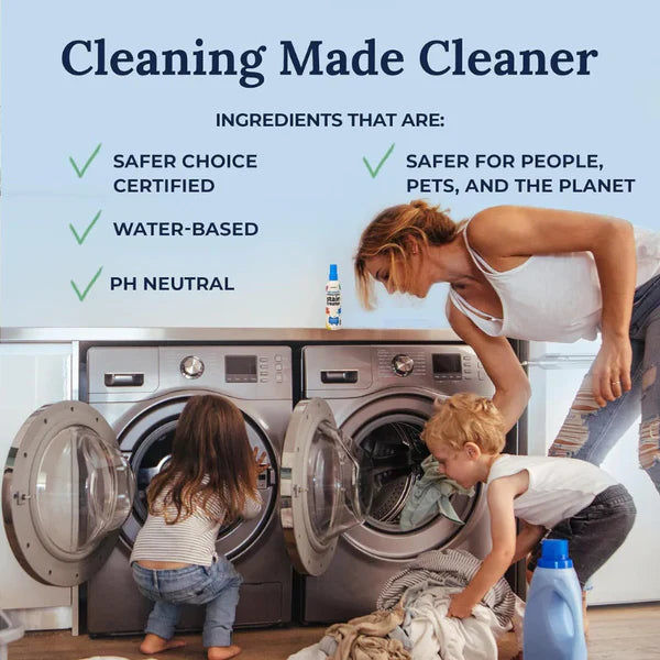 Stain Treater Spray -  No Dry Cleaning Food, Grease, Coffee Off Laundry, Underwear, Fabric