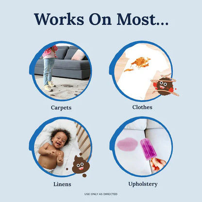 Stain Treater Spray -  No Dry Cleaning Food, Grease, Coffee Off Laundry, Underwear, Fabric
